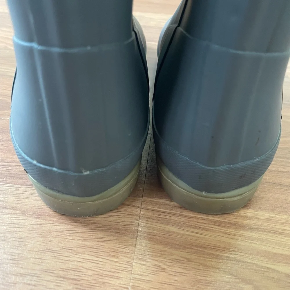 Tretorn Dark Gray Rubber Rain Boots